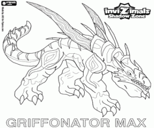 Colora Griffonator Max, Invizimals Creature ombra