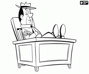 Colora Il guardiaparco del parco di Jellystone