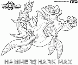 Colora Hammershark Max, Invizimals Creature ombra