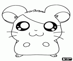 Colora Hamtaro, il criceto protagonista