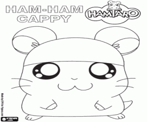 Colora Hamtaro, il giovane Ham-Ham Cappy