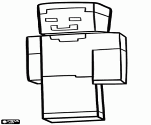 Colora Herobrine, personaggio di Minecraft