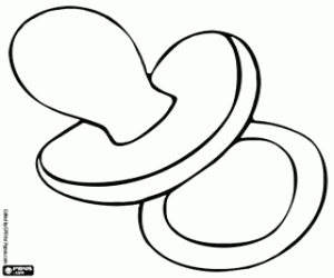 Colora I ciucci calmare i bambini