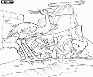 Colora I concorsi nell'età di ghiaccio