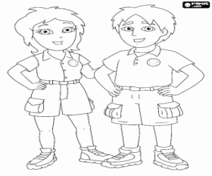 Colora I genitori di Diego