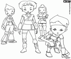 Colora I guerrieri di Lyoko