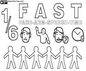 Colora I sintomi di un ictus