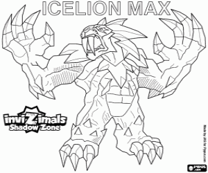 Colora Icelion Max, Invizimals Le creature ombra