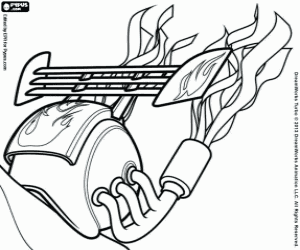 Colora Il guscio della lumaca Fiamma