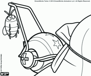 Colora Il guscio di lumaca di Ombra Lesta con un insetto