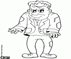 Colora Il mostro di Frankenstein