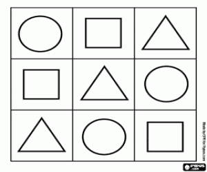 Colora Imparare le forme geometriche