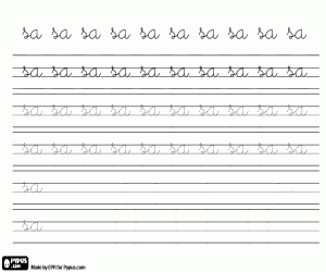 Colora Imparare a scrivere SA