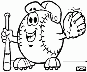 Colora Indispensabile per il baseball