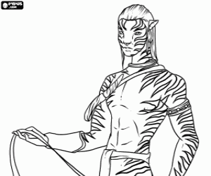 Colora Jake Scully nel suo Avatar Na'vi