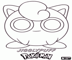 Colora Jigglypuff, un Pokémon