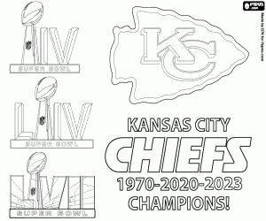 Colora Kansas City Chiefs, Super Bowl 2023