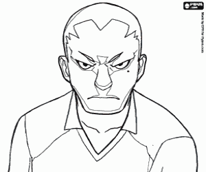Colora Kevin, giocatore di Inazuma Eleven