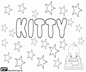Colora Kitty, nome con origini diverse