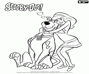 Colora L'abbraccio di Daphne a Scooby-Doo
