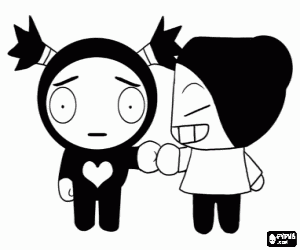 Colora L'amore di Pucca e Garu