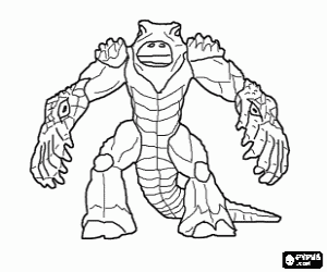 Colora L'imprevedibile silente, Gormiti