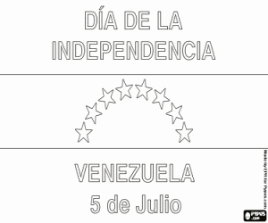 Colora L'indipendenza venezuelana