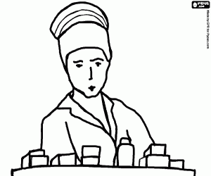 Colora L'infermiera e i farmaci