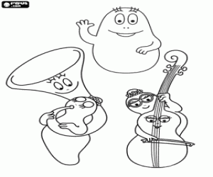 Colora L'Orchestra dei Barbapapà