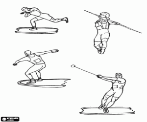 Colora Lanci di atletica leggera