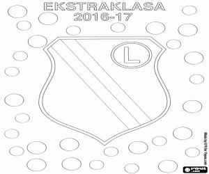 Colora Legia, campione Ekstraklasa 2017
