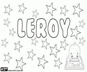 Colora Leroy, nome maschile in inglese