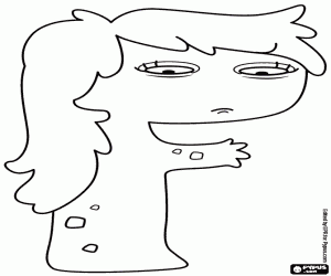 Colora Lettera F, un mostro nel profilo