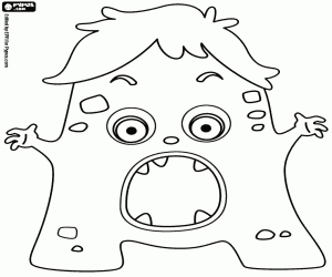 Colora Lettera A, un mostro con le armi