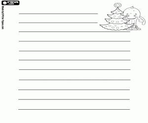 Colora Lettera con Pypus e albero di Natale