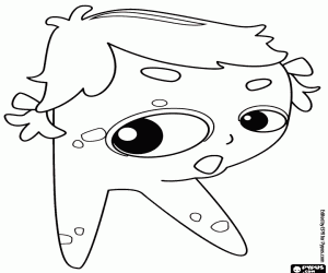 Colora Lettera R, un mostro timido