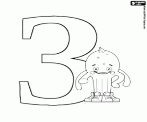 Colora La lettera russa З con Pypus