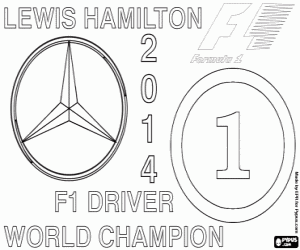 Colora Lewis Hamilton, campione di F1 2014