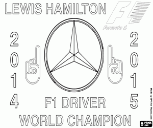 Colora Lewis Hamilton, campione di F1 2015