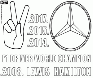 Colora Lewis Hamilton, campione di F1 2017
