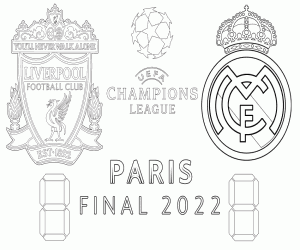Colora Liverpool vs Real Madrid, finale