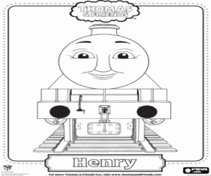 Colora La locomotiva Henry