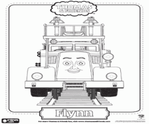 Colora La locomotiva di soccorso Flynn