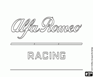 Colora Logo di Alfa Romeo Racing