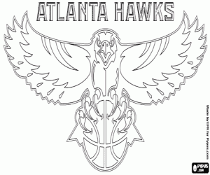 Colora Logo di Atlanta Hawks