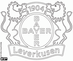 Colora Logo di Bayer Leverkusen