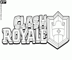 Colora Logo di Clash Royale, videogioco