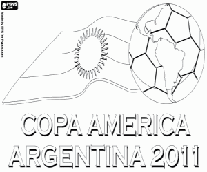Colora Logo Copa América Argentina 2011