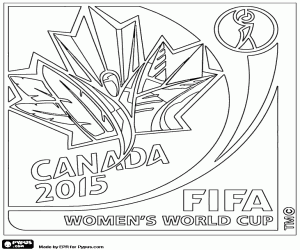 Colora Logo Coppa del mondo femminile FIFA 2015