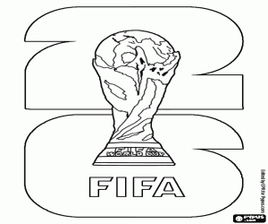 Colora Logo della Coppa del Mondo FIFA 2026